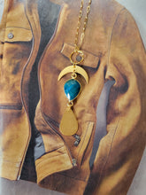 Load image into Gallery viewer, Autumn Elegance Apatite (Mixed Metal & Gold & Teal Blue)