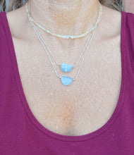 Load image into Gallery viewer, Aquamarine Bib ✨ (Gold, Silver, Blue) ♓