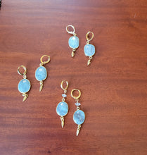 Load image into Gallery viewer, Dreamy Elegance (Mixed Metal & Gold & Aquamarine)