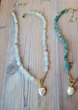Load image into Gallery viewer, Venus Necklace (Aquamarine & Apatite & Gold)