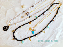 Load image into Gallery viewer, Beach Treasures I π§ββοΈπ (Gold & Blue & Coral & Shell)