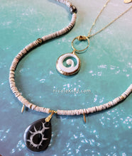 Load image into Gallery viewer, Beach Treasures II π§ββοΈπ (Gold & black & White & Shell)