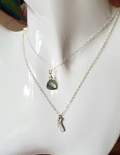 Load image into Gallery viewer, I ❤ CALIFORNIA with Labradorite (Gold and Silver)