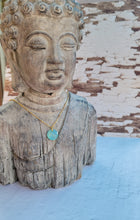 Load image into Gallery viewer, Chalcedony Disk (Gold, Silver, Blue)