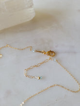 Load image into Gallery viewer, Sky-blue Topaz Orb (Blue & Gray & Gold) ♑