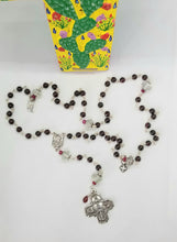 Load image into Gallery viewer, Radiate your Inner Madonna🙏📿: Keep-The-Faith Rosary (Red & Green & Silver)