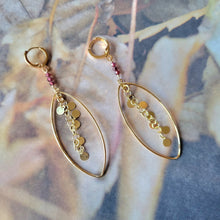 Load image into Gallery viewer, ✧ Garnet Stars: Confetti Gold & Diamonds (red and gold) ✧