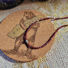 Load image into Gallery viewer, ✧ Garnet Stars: Confetti Gold & Diamonds (red and gold) ✧