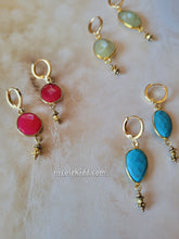 Load image into Gallery viewer, Gemstone Bezel Classic (Turquoise & Orange & Green)
