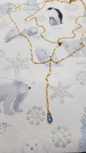 Load image into Gallery viewer, Gold Lace (Double Chain) with Labradorite (Gold & Silver)