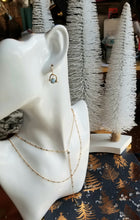 Load image into Gallery viewer, Gold Lace (Double Chain) with Labradorite (Gold & Silver)