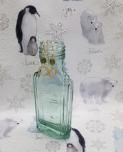 Load image into Gallery viewer, Green Garnet Cube Earrings