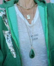 Load image into Gallery viewer, Verdant Beauties 🌴 for Truth & Abundance: Chrysoprase & Green Jade (Gold)