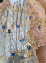 Load image into Gallery viewer, Kyanite Elegance (Mixed Metal & Gold & Denim Blues)
