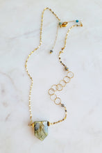 Load image into Gallery viewer, Labradorite Gold Shield II