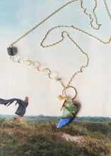 Load image into Gallery viewer, Labradorite Lapis Blue Heart