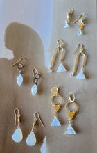 Load image into Gallery viewer, Moonstone Bliss (white & gold  ♊ Gemini)