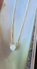 Load image into Gallery viewer, Moonstone Bliss (white & gold  ♊ Gemini)