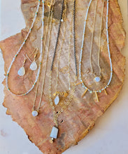 Load image into Gallery viewer, Moonstone Bliss (white & gold  ♊ Gemini)