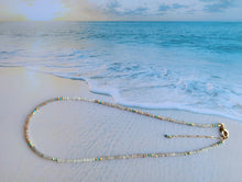 Load image into Gallery viewer, Sun ๐ & Moon ๐ Gemstones (Minimalist & Turquoise, Moonstone, Sunstone)