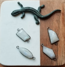 Load image into Gallery viewer, Mixed Metal with Labradorite Free Forms (Gold & Oxi Silver)