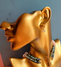 Load image into Gallery viewer, Moonstone Bliss Earrings (white & gold  ♊ Gemini)
