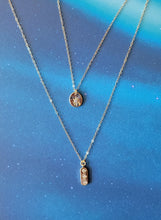 Load image into Gallery viewer, Minimalist Celestials: Starburst Bar & Northstar (Gold Stars CZ)