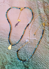 Load image into Gallery viewer, Paraiba Tourmaline Elegance (Blue Green with Gold)