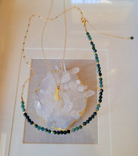 Load image into Gallery viewer, Paraiba Tourmaline Elegance (Blue Green with Gold)