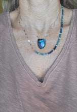 Load image into Gallery viewer, Paraiba Tourmaline Elegance (Blue Green with Gold)