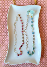 Load image into Gallery viewer, Wise Compassion: Pink Tourmaline Nuggets on Gold