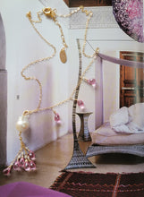 Load image into Gallery viewer, Pink Topaz on Baroque Pearl