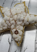 Load image into Gallery viewer, Rosegold Starburst Duo with Delicate Triangle (Minimalist)