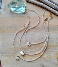 Load image into Gallery viewer, Aquamarine Nuggets on Gold (March Birthstone ♓︎)