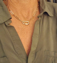 Load image into Gallery viewer, Safety Pin Sparkles 👀 (Gold)