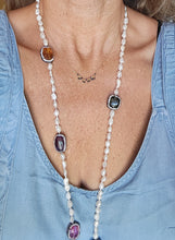 Load image into Gallery viewer, Moonlit Sky: Midnight-blue Silverite Minimalism (blue and gold)