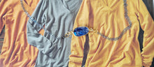 Load image into Gallery viewer, Kyanite Elegance (Mixed Metal & Gold & Denim Blues)
