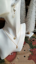 Load image into Gallery viewer, Minimalist Celestials: Starburst Bar & Northstar (Gold Stars CZ)