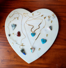 Load image into Gallery viewer, Labradorite Lapis Blue Heart