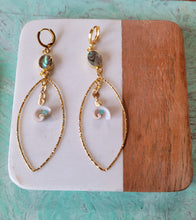 Load image into Gallery viewer, Summer Marquise (Turquoise & Pearls & Shells)