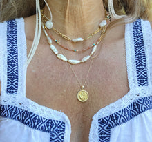 Load image into Gallery viewer, Sun ๐ & Moon ๐ Gemstones (Minimalist & Turquoise, Moonstone, Sunstone)