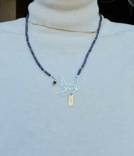 Load image into Gallery viewer, Swallow 🐦💌: Messenger of Love & Hope (Silver & Gold, Blue & Pink)