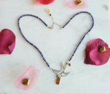 Load image into Gallery viewer, Swallow 🐦💌: Messenger of Love & Hope (Silver & Gold, Blue & Pink)