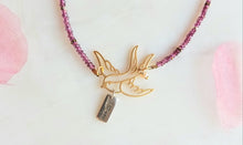 Load image into Gallery viewer, Swallow 🐦💌: Messenger of Love & Hope (Silver & Gold, Blue & Pink)