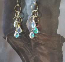 Load image into Gallery viewer, Winter Fling OR Waterdrops (Quartz on Gold)