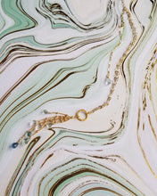 Load image into Gallery viewer, Gemstone Waterfalls 💧 (Green, Blue, Orange & Silver and Gold)