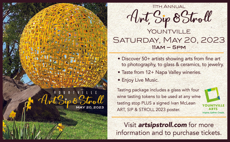 MAY 2023: NK Jewelry Designs selected to be a vendor: 11th Yountville Art Sip & Stroll 🎨🍷