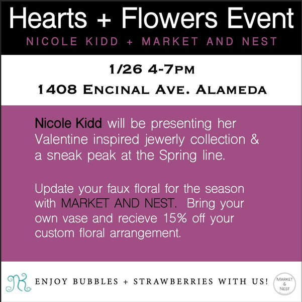 YOU ARE INVITED: Nicole Kidd's Valentine's Jewelry Pop-Up chez Market and Nest