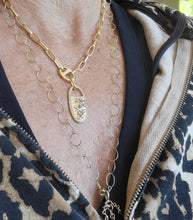 Load image into Gallery viewer, ⭐GOLD STAR &amp; Baroque Pearls (GRAY &amp; WHITE) &amp; Satin Gold Toggle
