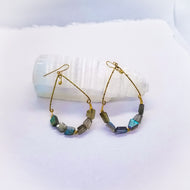 Blue-Flash Labradorite Swings